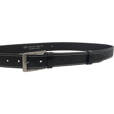 Penny Belts pánský kožený opasek 35-100-4-1B-60 černý
