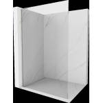 Mexen Kioto L стена за душ Walk-in 55 x 200 см, прозрачна, матиран никел - 800-055-103-97-00 (800-055-103-97-00)