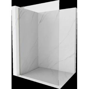 Mexen Kioto L стена за душ Walk-in 55 x 200 см, прозрачна, матиран никел - 800-055-103-97-00 (800-055-103-97-00)