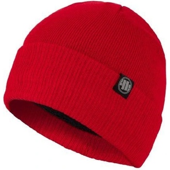 Pitbull West Coast zimná čiapka pletená Small Logo red