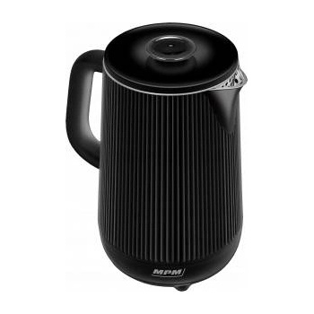 MPM Cordless kettle with double walls MCZ-115/C MPM black