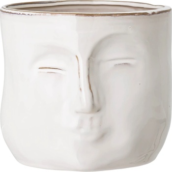 Bloomingville Бяла теракотена саксия , височина 15, 5 см Ignacia - Bloomingville (82048963)