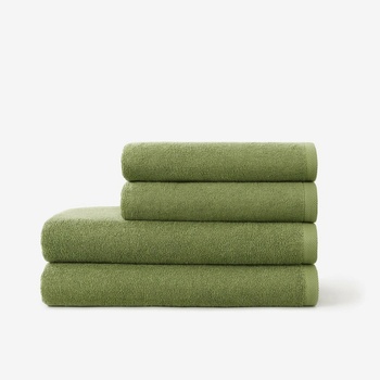 Goldea ručník osuška soft bez bordury olivový 50 x 100 cm