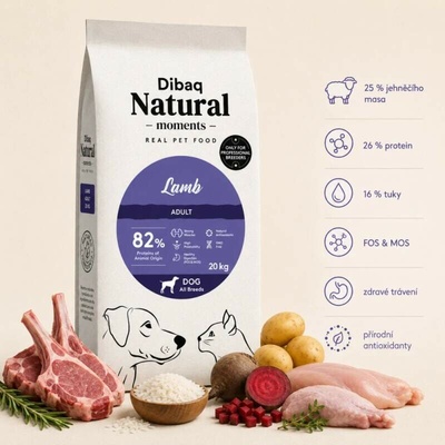 Dibaq Sense Natural breeder dog Lamb 20 kg