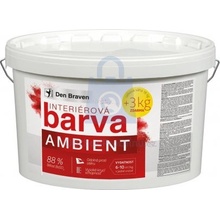 Barva interiérová, Den Braven 15+3 kg bílá bílá - bělost 92% - hobby balení, balení 1 ks