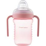 Canpol babies Неразливаща се чаша с дръшки и силиконов накрайник Canpol - 220 ml, Розова (56/605_pin)