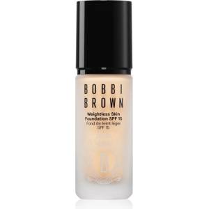 Bobbi Brown Weightless Skin Foundation SPF 15 Mini дълготраен матиращ фон дьо тен с хидратиращ ефект цвят Warm Sand 13ml
