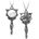 Alchemy gothic Нашийник ALCHEMY GOTHIC - Sacred Cat Vanitas - P889