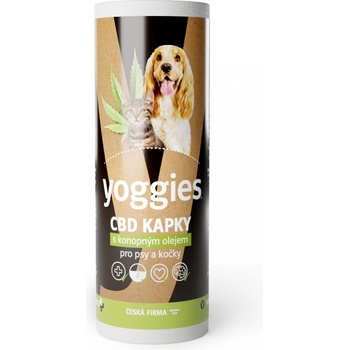 Yoggies CBD kapky 3,2 % olej pro psy a kočky 30 ml