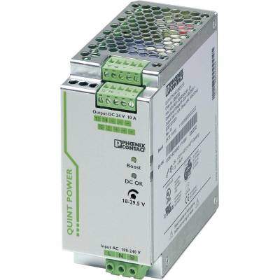 Phoenix Contact QUINT-PS/1AC/24DC/10 sieťový zdroj na montážnu lištu (DIN lištu) 24 V/DC 10 A 240 W Počet výstupov:1 x O
