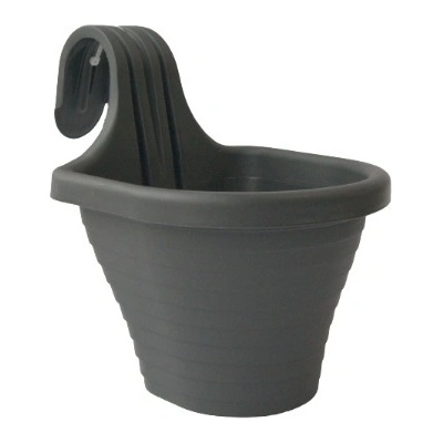 Саксия за закачване КАМЕЛИЯ 20Х27Х25СМ 3Л АНТРАЦИТ (om3-02102)