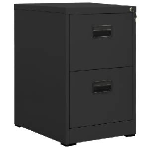 vidaXL Шкаф за папки, антрацит, 46x62x72, 5 cм, стомана (336273)