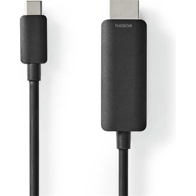 Nedis CCGL64655BK10 USB C (USB-C) - HDMI кабел, USB 3.2 Gen 1, 4K60Hz, дължина 1 м (CCGL64655BK10)