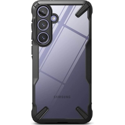 Samsung Силиконов калъф кейс Ringke FUSION X, За Samsung Galaxy S24 Black, Черен