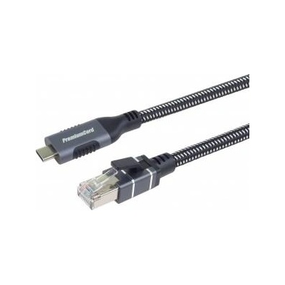 PremiumCord USB-C to LAN RJ45 10/100/1000 Ethernet Cable, 3m