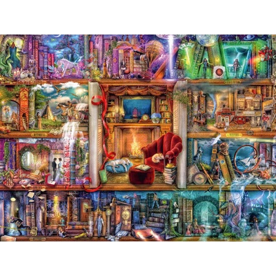 Ravensburger - Puzzle Rich library - 1 500 piese