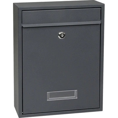 Poštová schránka BK.240.AM oceľová 260 x 350 x 80 mm antracitová matná