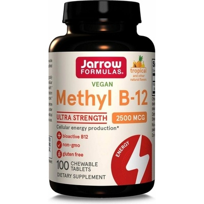 Jarrow Formulas Metyl B-12 2500 mcg Tropické 100 Cucavá tableta