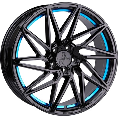 Keskin KT20 8,5x19 5x112 ET45 black blue INSIDE