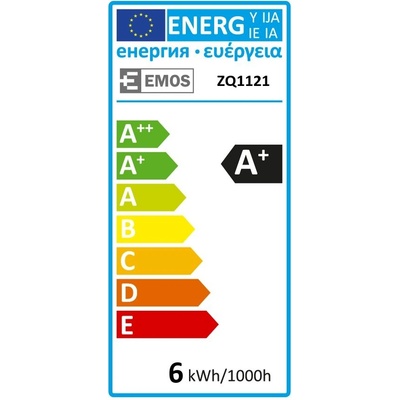 Emos LED žiarovka Classic Mini Globe 6W E27 neutrálna biela