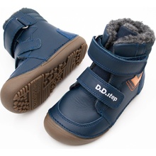 D.D.Step D.D.Step DETSKÉ ZIMNÉ BAREFOOT TOPÁNKY 063 ROYAL BLUE