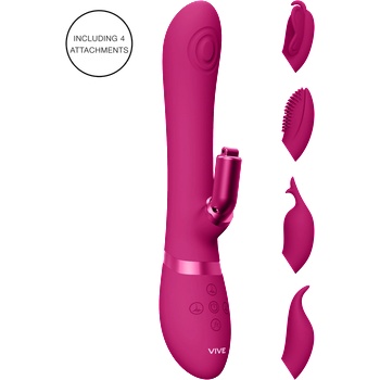 ostatní Etsu - Пулсираща вълна G-точка Заек Стимулатор на клитора - Розов