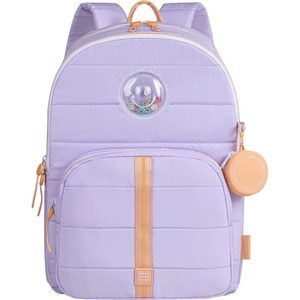 Kstationery Ученическа раница Kstationery Mayfair - Smile it, Lilac (68321)