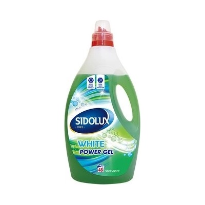 Sidolux Power White prací gel na bílé prádlo 1,92 l 48 PD
