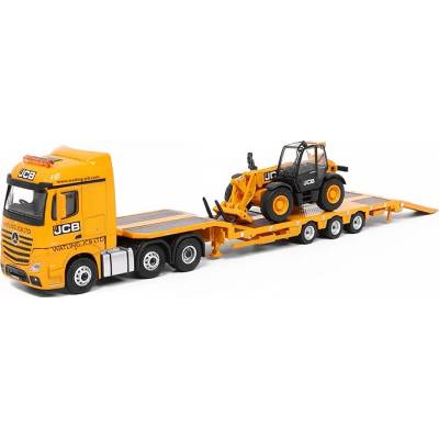 Oxford Mercedes Actros JCB + Loadall 531 70 JCB teleskopický manipulátor 1:76