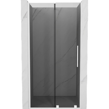Mexen Velar плъзгащи се душ врати 120 см, графит, бял - 871-120-000-41-20 (871-120-000-41-20)