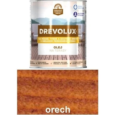 Drevolux olej na terasy 2,5 l Orech