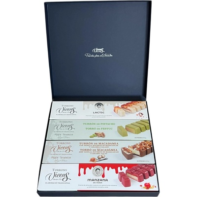 Torrons Vicens set mandlového nugátu excelent mix 4 x 300 g