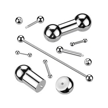 Šperky4U piercing do jazyka činka PJ1014-10012