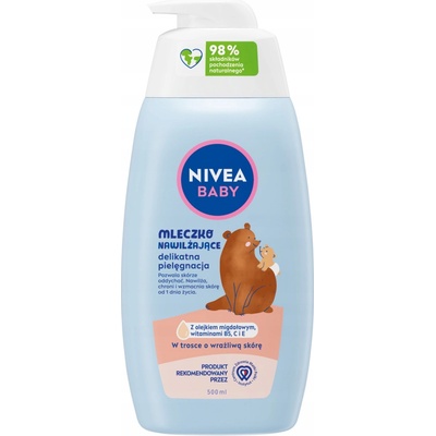 Nivea Baby hydratační tělové mléko pro jemnou péči 500 ml