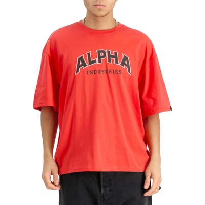 Alpha Industries College T Radiant Red
