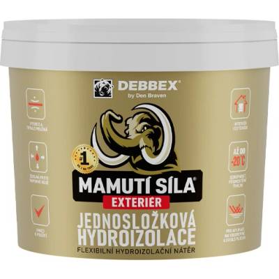DEN BRAVEN Hydroizolácia jednozlož. Exteriér 5kg Mamutia sila