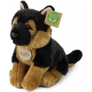 Eco-Friendly Rappa pes německý ovčák s vodítkem stojící 23 cm