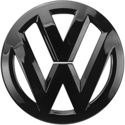 VW znak 110mm - černý lesk MK5-GTI