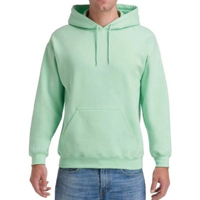 Gildan Unisex mikina s kapucňou G18500 Mint Green