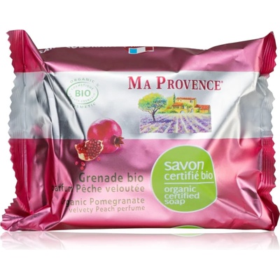 Ma Provence Pomegranate & Velvety Peach естествен твърд сапун 75 гр