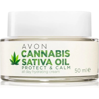 Avon Cannabis Sativa Oil Protect & Calm хидратиращ крем с конопено масло 50ml