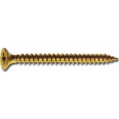 VRUT UNIVERZÁLNY, zapustená hlava, krížová drážka pozidriv, zinok žltý 5,0x60 mm