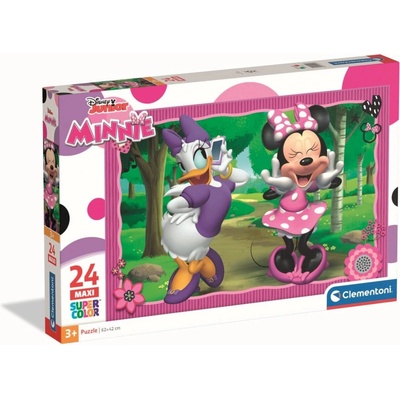Clementoni Minnie a Daisy na prechádzke MAXI 24 dielov