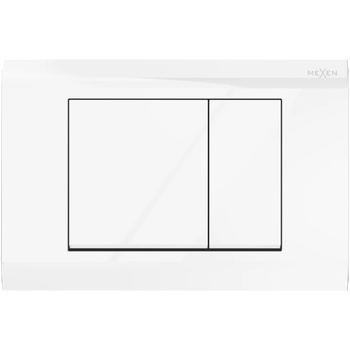 Mexen Fenix Air 01 пневматичен бутон за изплакване, бял гланц - 6A0100 (6A0100)