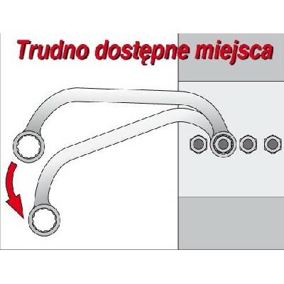 Yato Kľúč očkový 14x15 mm typ "C" YT-0172