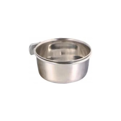 TRIXIE Stainless Steel Bowl with Holder - хранилка с винт за закрепване 300 мл. / 9 cм