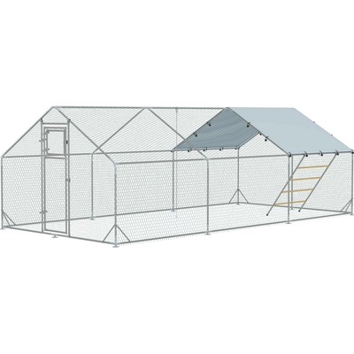 PawHut Venkovní klec 3 x 6 x 1,95 m