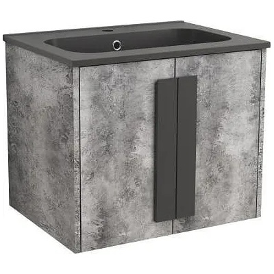 Inter Ceramic Конзолен PVC шкаф ICP 6451-4, Inter Ceramic, с умивалник, 60x45x50см (6451-4)