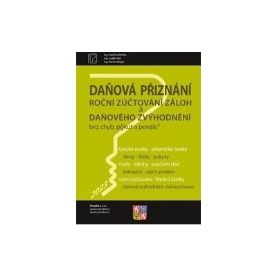 Daňová přiznání FO a PO za rok 2023 - Poradce s.r.o.
