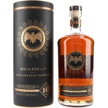 BACARDI GRAN RESERVA 16y 40% 1 l (tuba)